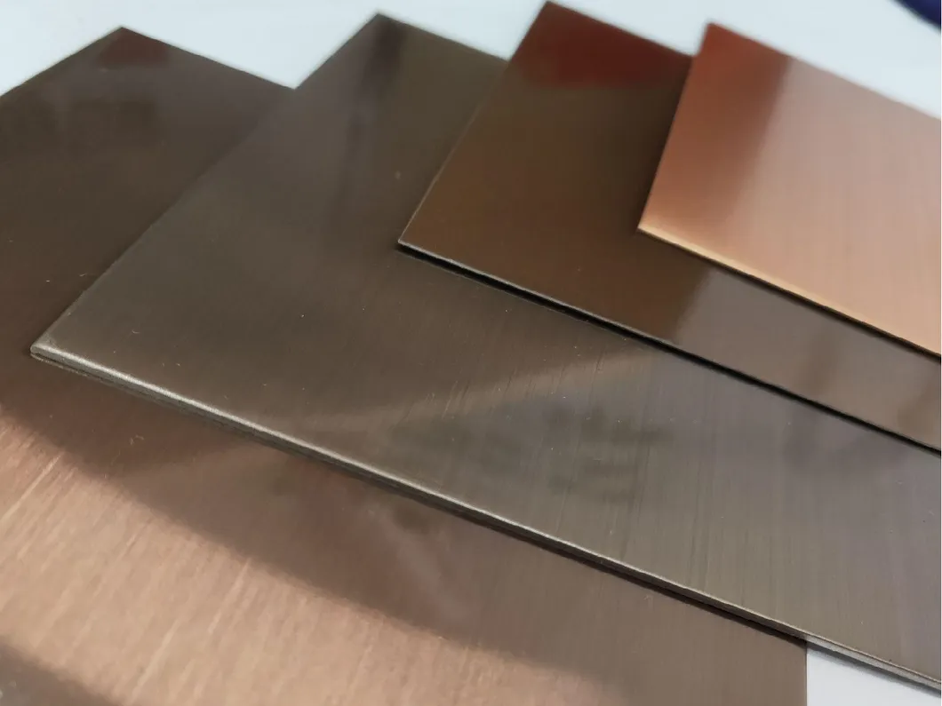 2b Ba 8K Hl Độ d&agrave;y bề mặt 0,3-3mm Ss 201 Bảng th&eacute;p kh&ocirc;ng gỉ 1