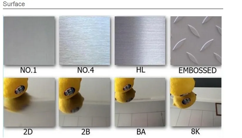 2b Ba 8K Hl Độ d&agrave;y bề mặt 0,3-3mm Ss 201 Bảng th&eacute;p kh&ocirc;ng gỉ 2