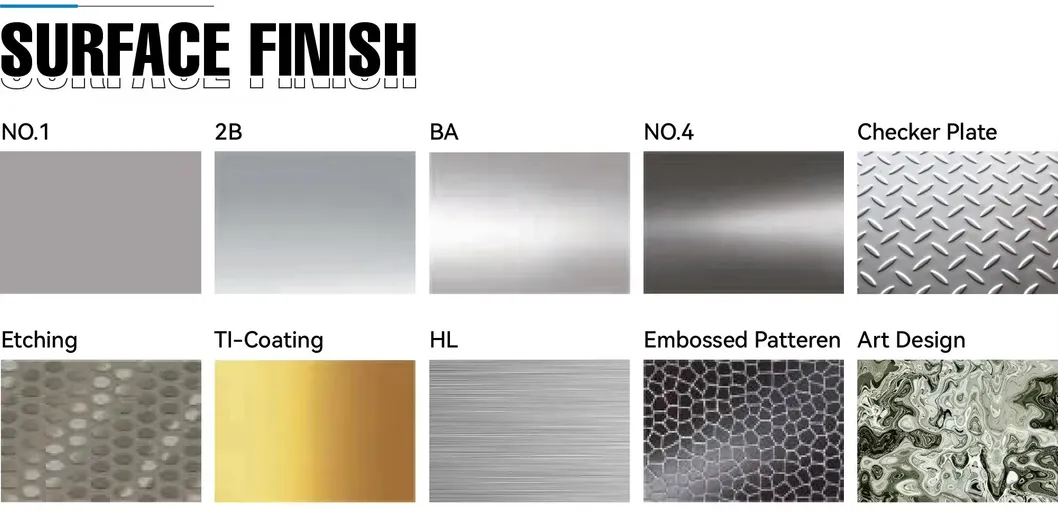 Tấm th&eacute;p kh&ocirc;ng gỉ 201 chống ăn m&ograve;n mạnh, chiều d&agrave;i 1000mm-6000mm 0