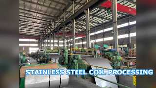 201 304 410S 430 Rạch cuộn thép không gỉ và cắt theo chiều dài Xử lý hoàn thiện gương không gỉ
